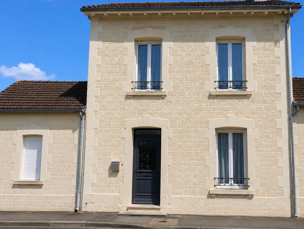 Joint de pierre après rénovation de façade